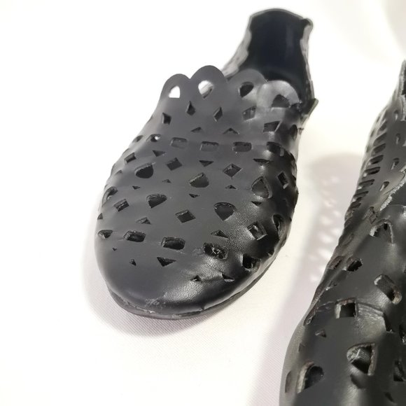 GH Bass Leather Laser Cut Flats Size 8.5 - Picture 7 of 15